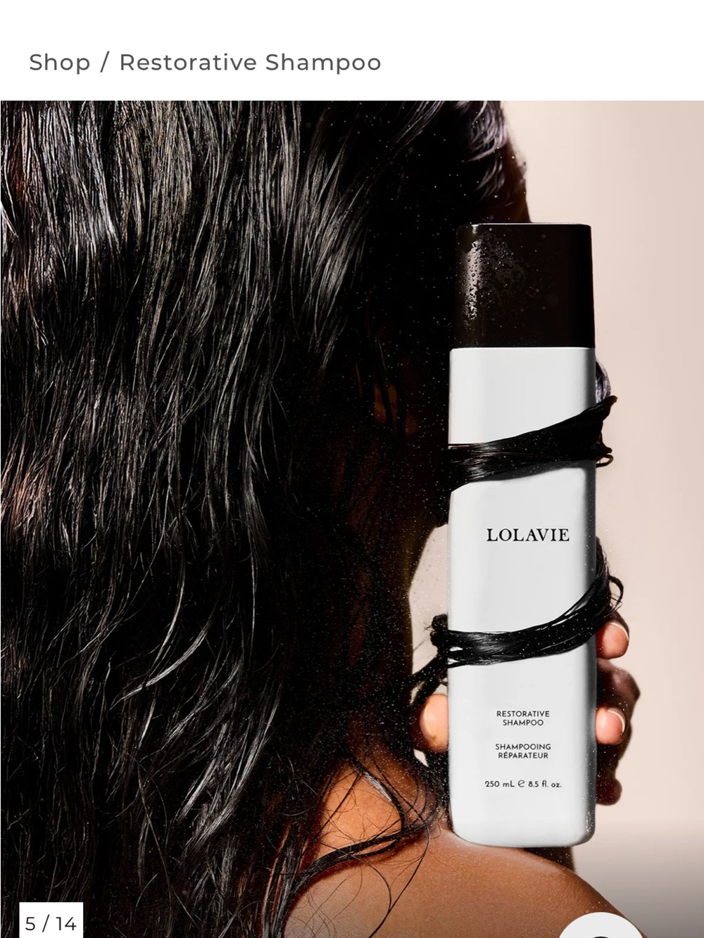 Restorative Shampoo - Lolavie Plant Based NO SULFATE